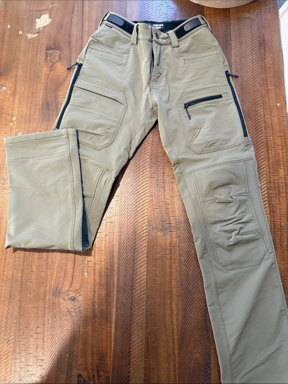 Woman Born Primitive Olive-Tan Tactical Cargo Trousers